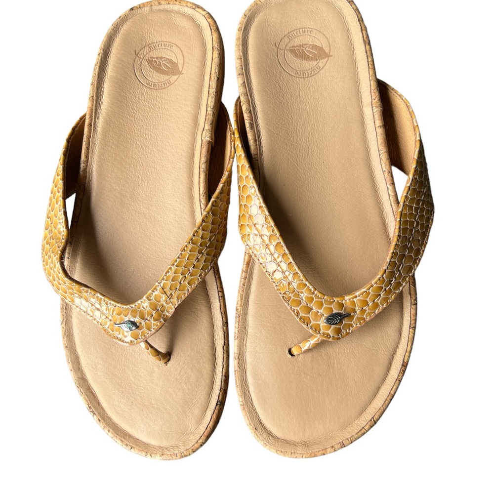 Nurture Reptile Print Sandals 8 1/2